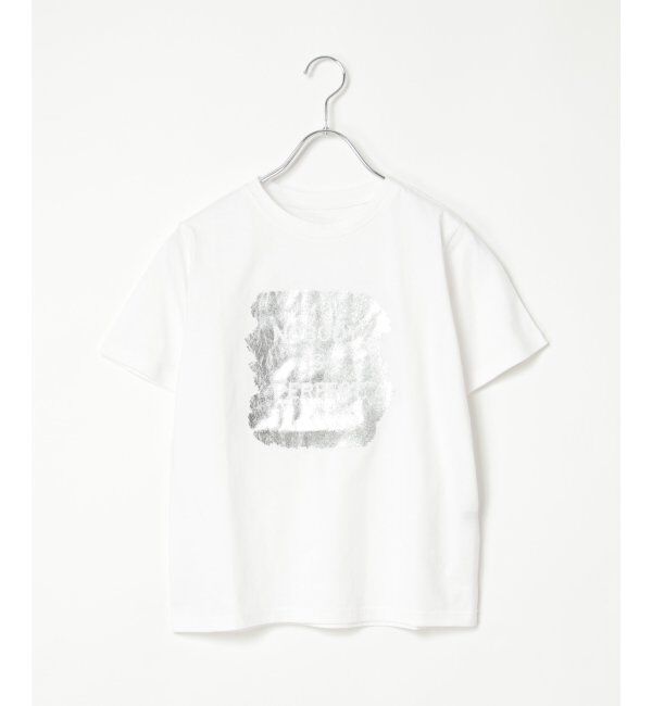 VENCE share style「ロゴ箔プリントコンパクトTシャツ」|Tシャツ・カットソー|