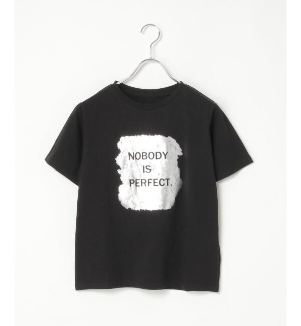 VENCE share style「ロゴ箔プリントコンパクトTシャツ」|Tシャツ・カットソー|