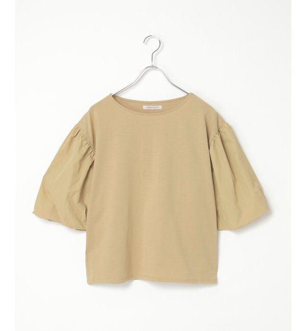 VENCE share style「天竺袖ナイロンバルーンプルオーバー」|Tシャツ・カットソー|