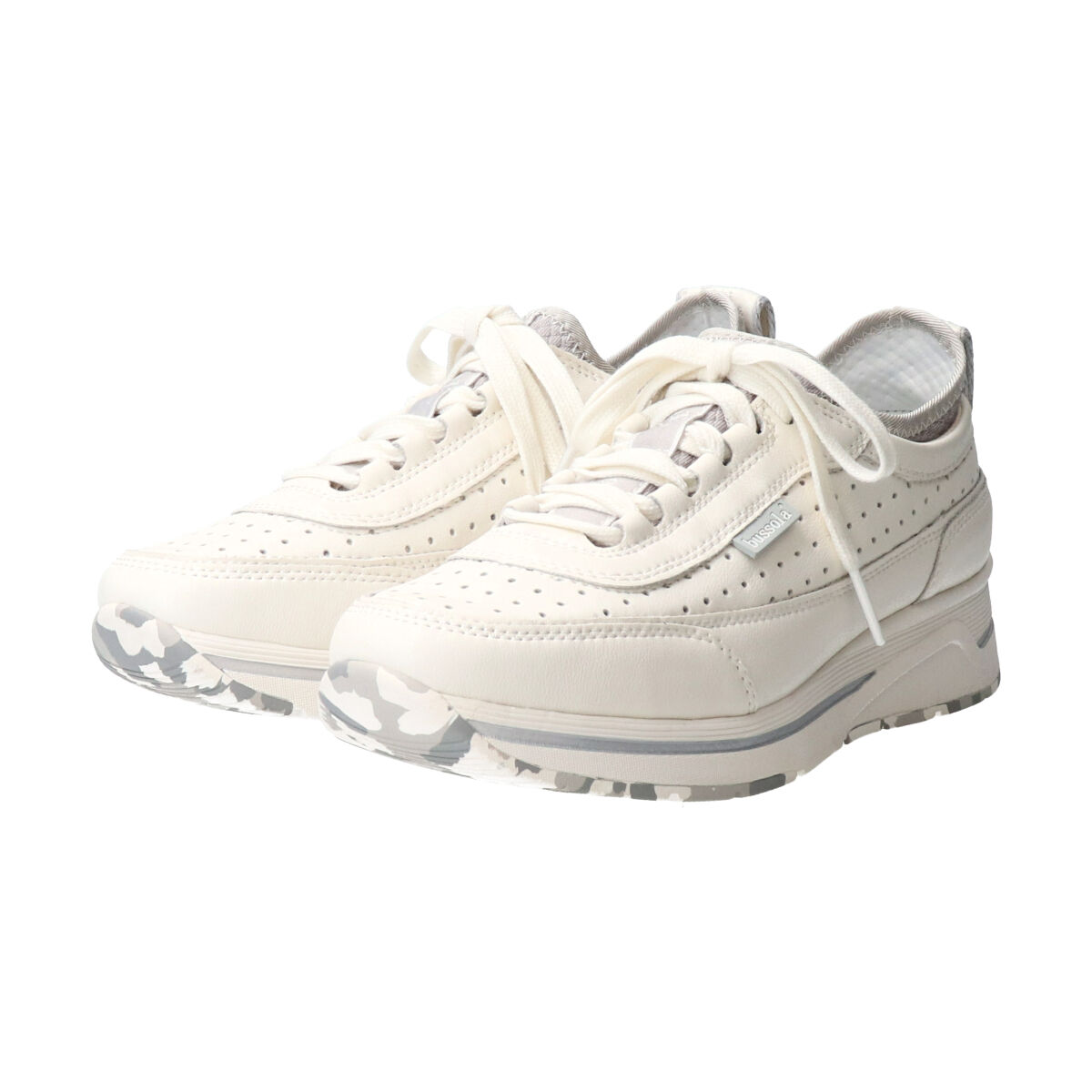 IMPORT SELECT「【bussola】パンチングレザースニーカー」|スニーカー|