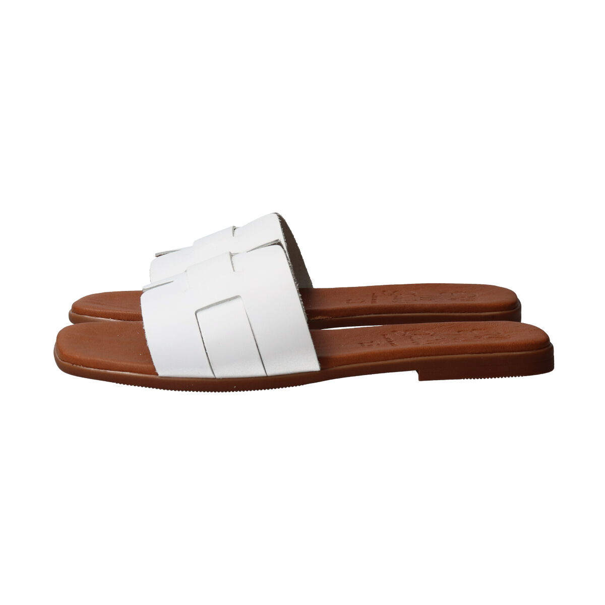 IMPORT SELECT「【Oh my Sandals】スクエアトウフラットレザーサンダル」|サンダル|