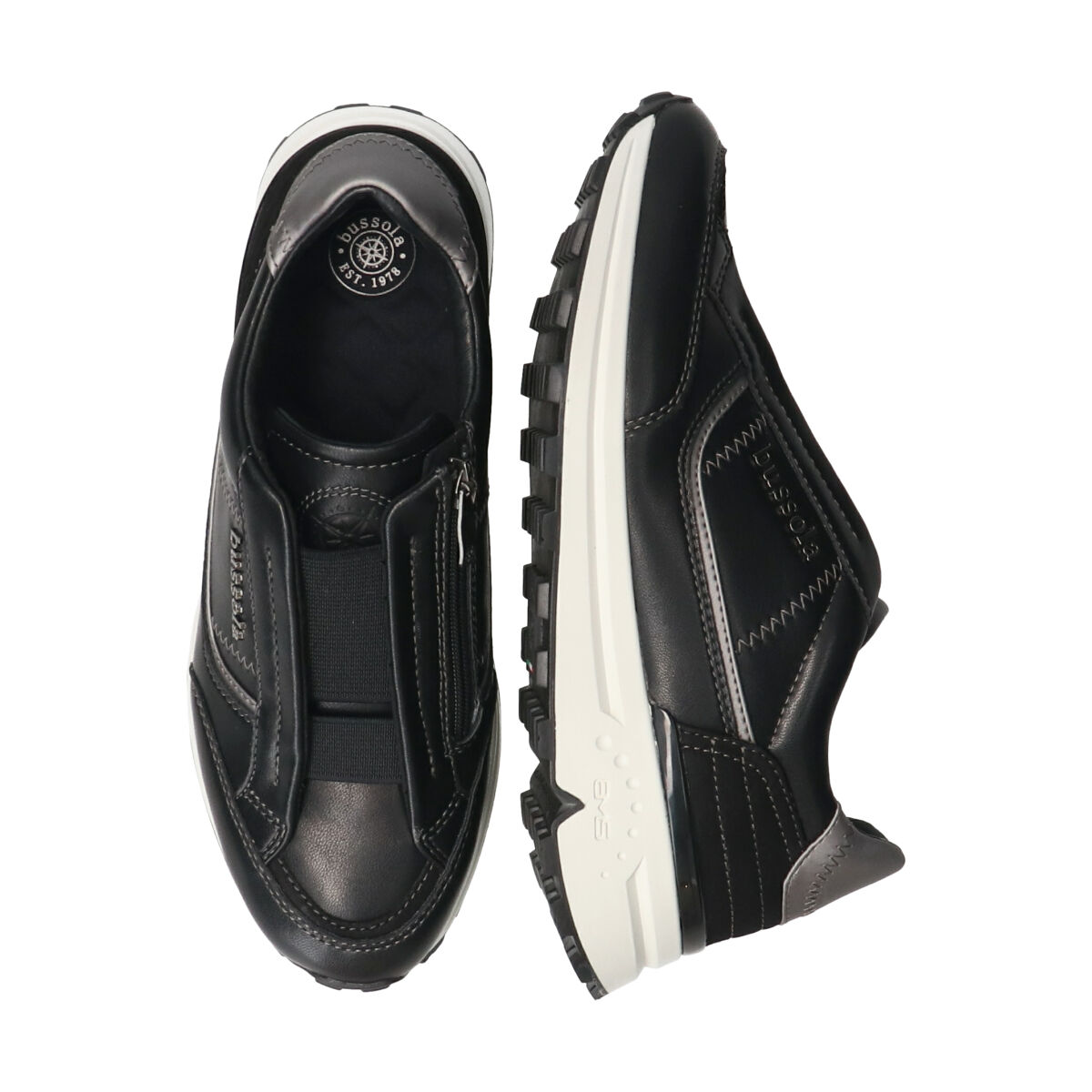 IMPORT SELECT「【bussola】撥水サイドジップスニーカー」|スニーカー|