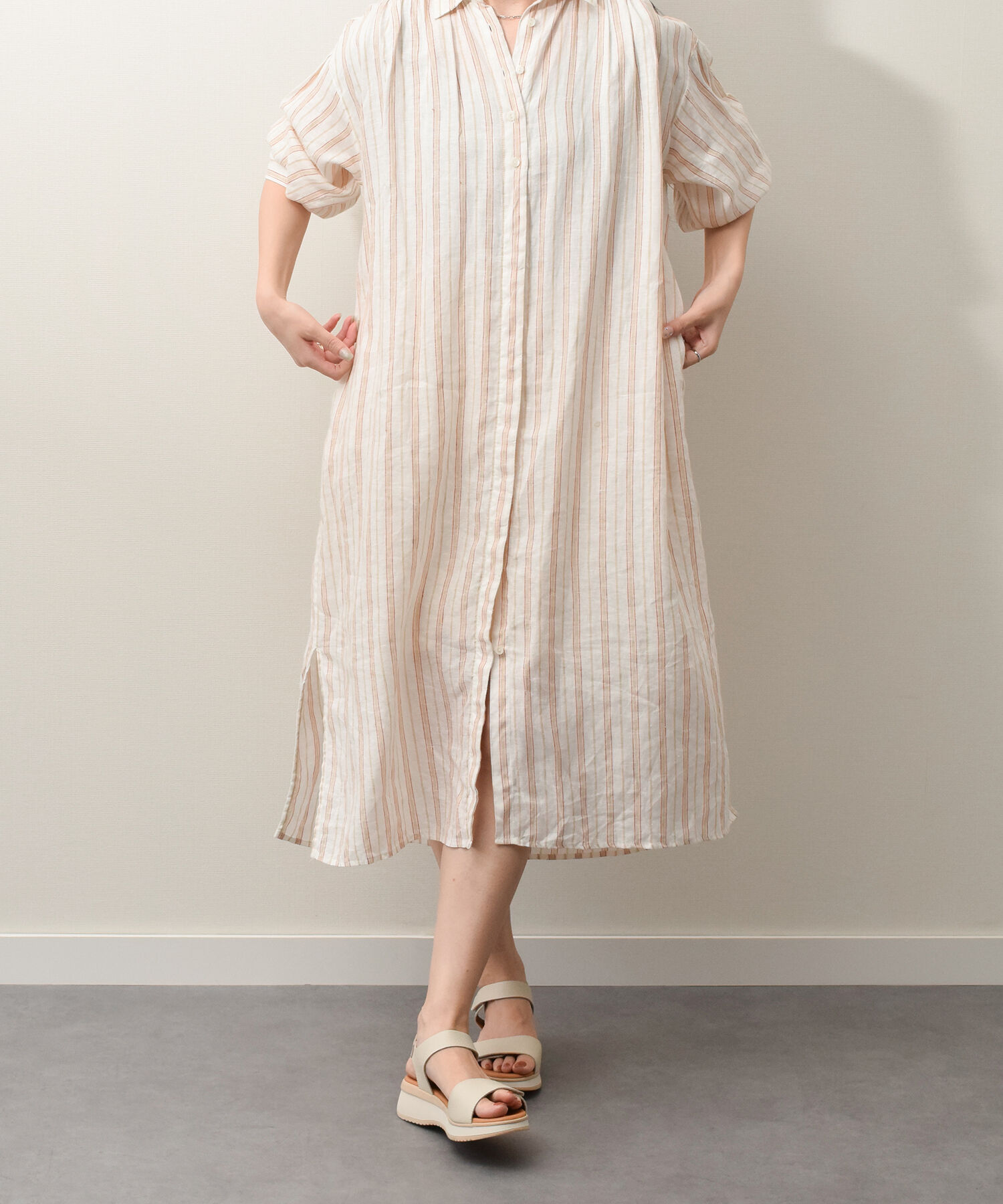 IMPORT SELECT「【Oh my Sandals】ベルクロローヒールサンダル(E52500)」|サンダル|