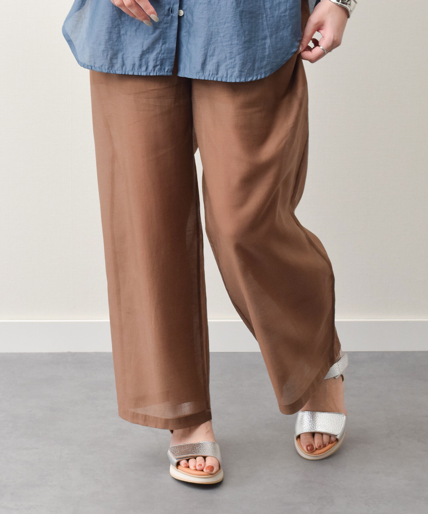 IMPORT SELECT「【Oh my Sandals】ベルクロローヒールサンダル(E52500)」|サンダル|