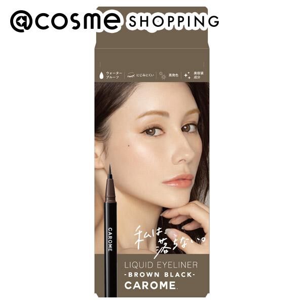  「CAROME.(カロミー) ウォータープルーフ リキッドアイライナー ブラウンブラック (0.5mL)」|アイライナー|その他