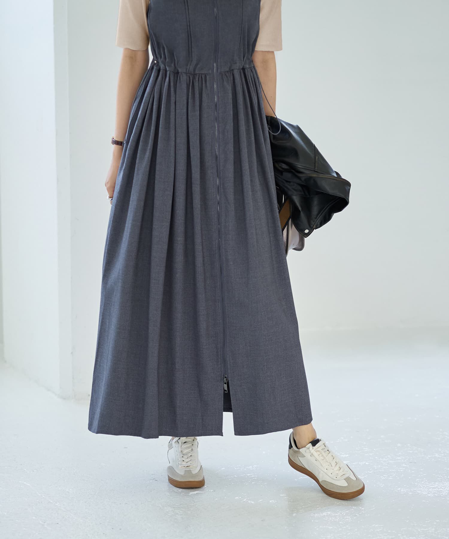 STYLE DELI「ダブルファスナージャンパースカート」|ワンピース|