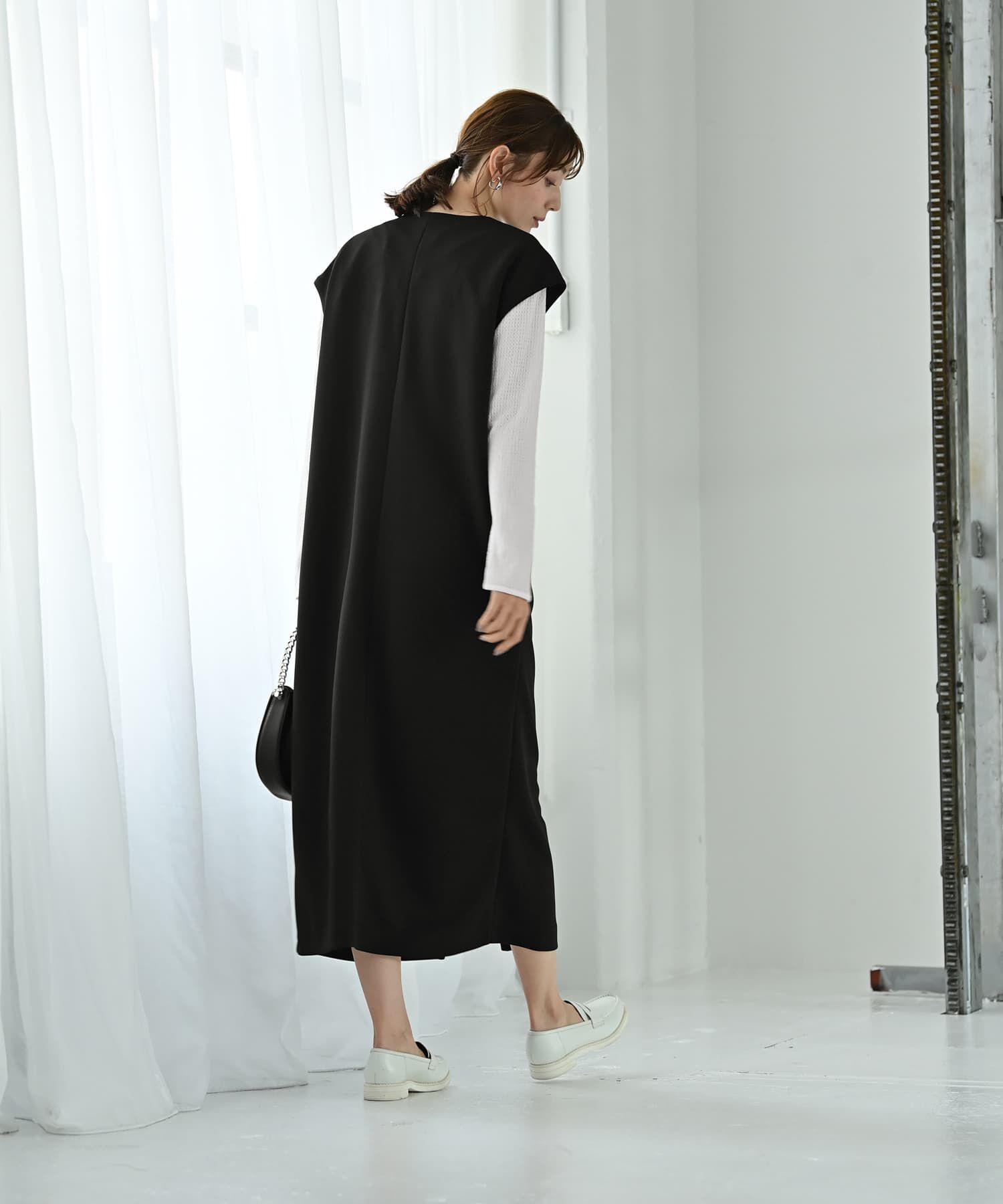 STYLE DELI「【Kana Oyama&times;BLK001】ジップジレワンピース／DELI size」|ワンピース|