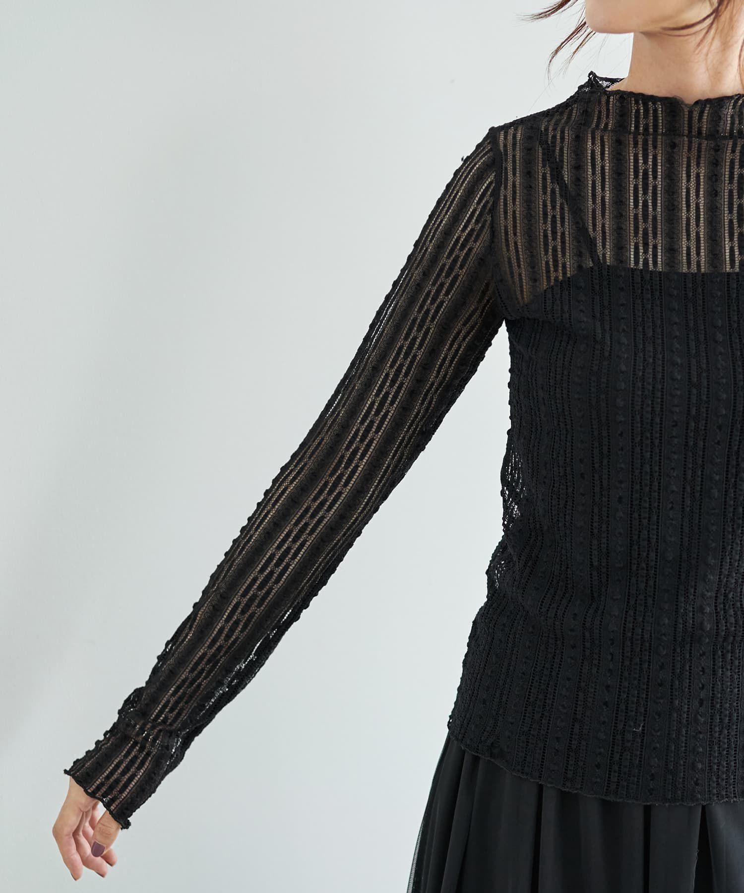 STYLE DELI「下に着るメロウレーシィートップス」|Tシャツ・カットソー|