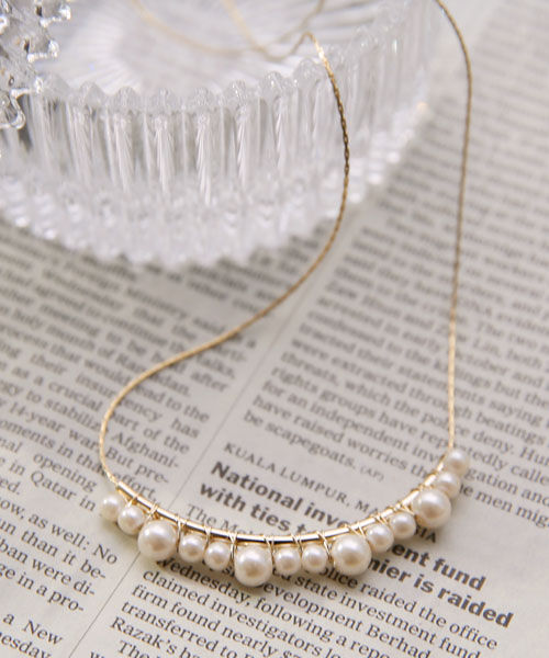 colleca la「パールパイプネックレス」|ネックレス|