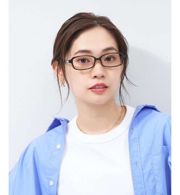  「スクエア型 メガネ｜ユニセックス 上質感のあるフレーム  レンズ交換券付」|メガネ|