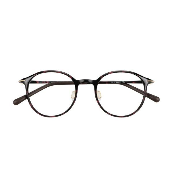  「ボストン型 メガネ 軽量 大人可愛い おうちメガネ 伊達メガネ レンズ交換券付」|メガネ|茶系デミ