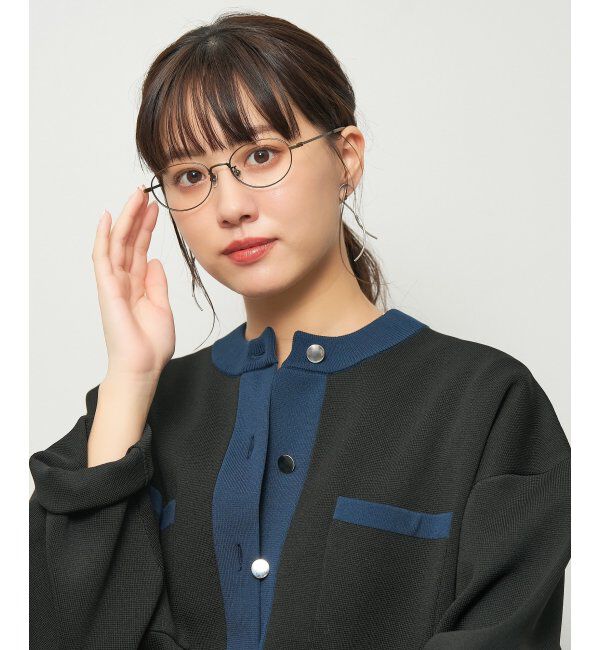  「Zoff｜SHIBATA HIKARI｜メガネ｜メタルフレーム｜伊達・度付き レンズ交換券付」|メガネ|