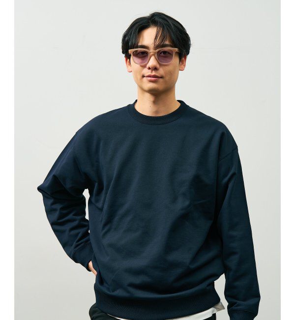  「ウェリントン型 折りたたみ式 サングラス | 専用ケース付 カラーレンズ 太縁フレーム 紫外線防止 UVカット」|サングラス|