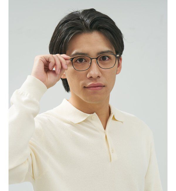  「ウェリントン型 メガネ | ラバーテンプル 伊達メガネ 度付きメガネ  Zoff｜FASHION  レンズ交換券付」|メガネ|