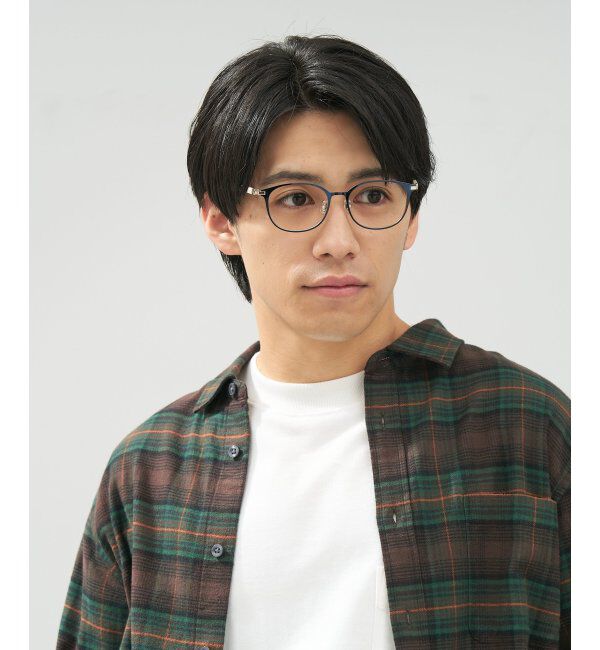  「ウェリントン型 メガネ | ラバーテンプル 伊達メガネ 度付きメガネ  Zoff｜FASHION  レンズ交換券付」|メガネ|