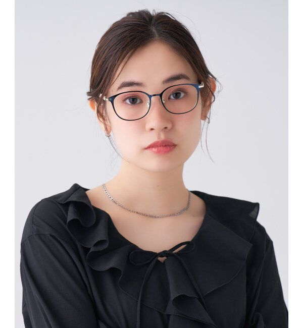  「ウェリントン型 メガネ | ラバーテンプル 伊達メガネ 度付きメガネ  Zoff｜FASHION  レンズ交換券付」|メガネ|