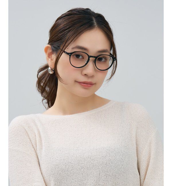  「Zoff｜Misato Mizukoshi  メガネ | 中顔面短縮みえ 大人可愛い｜水越みさと   レンズ交換券付」|メガネ|