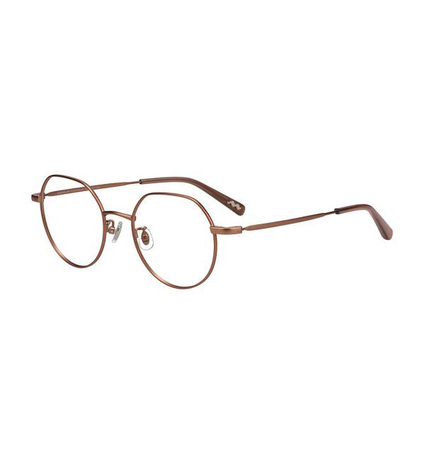  「Zoff｜Misato Mizukoshi  クラウンパントメガネ | 中顔面短縮みえ メタル｜水越みさと   レンズ交換券付」|メガネ|