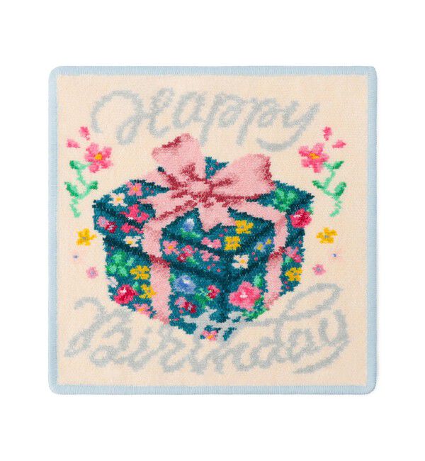 FEILER「ハッピーバースデープレゼント　ハンカチ」|ハンカチ|ペールブルー