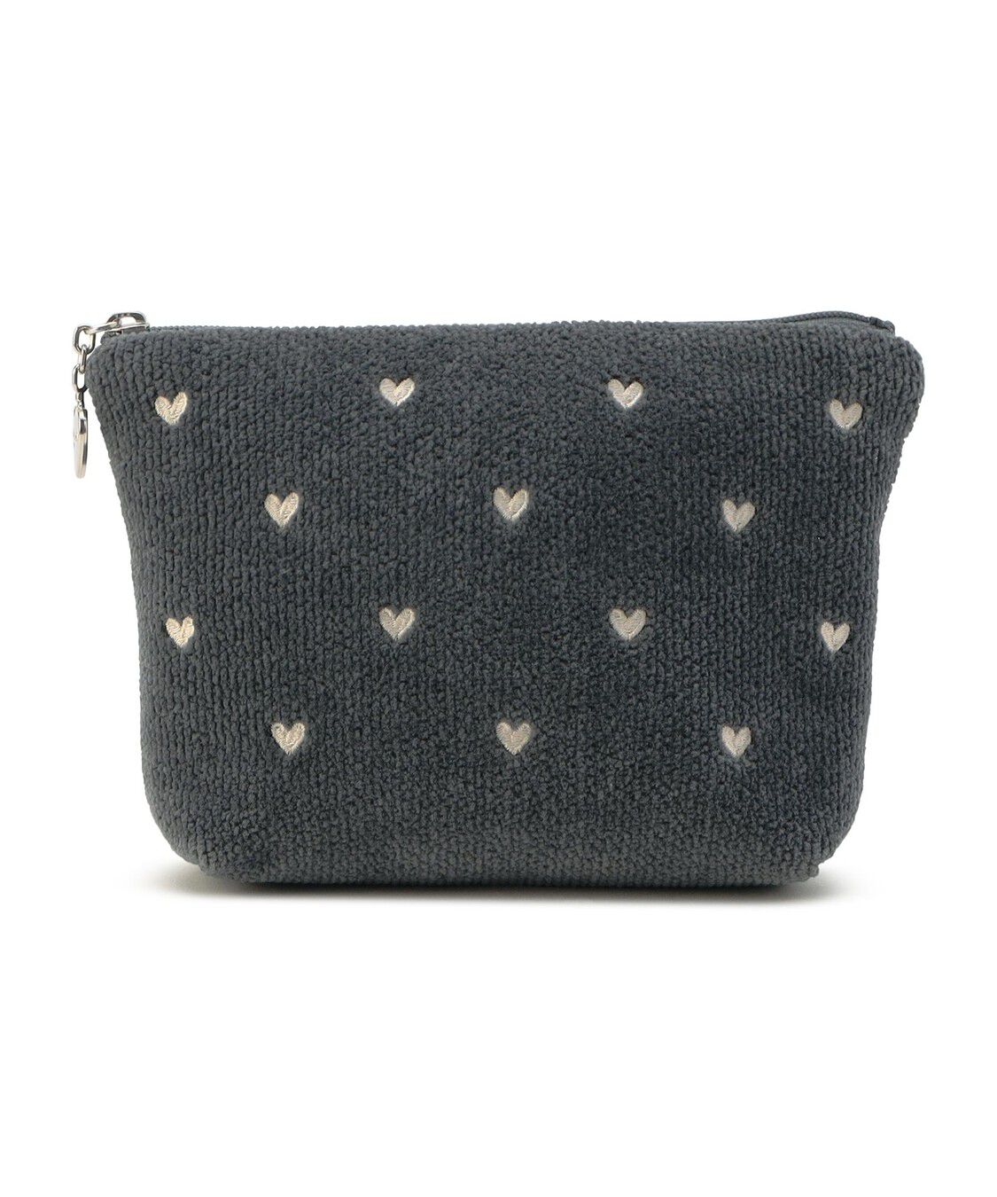 LOVERARY BY FEILER「ラブラリーハート　舟型ポーチM　L/LRH-257147」|ポーチ|グレー