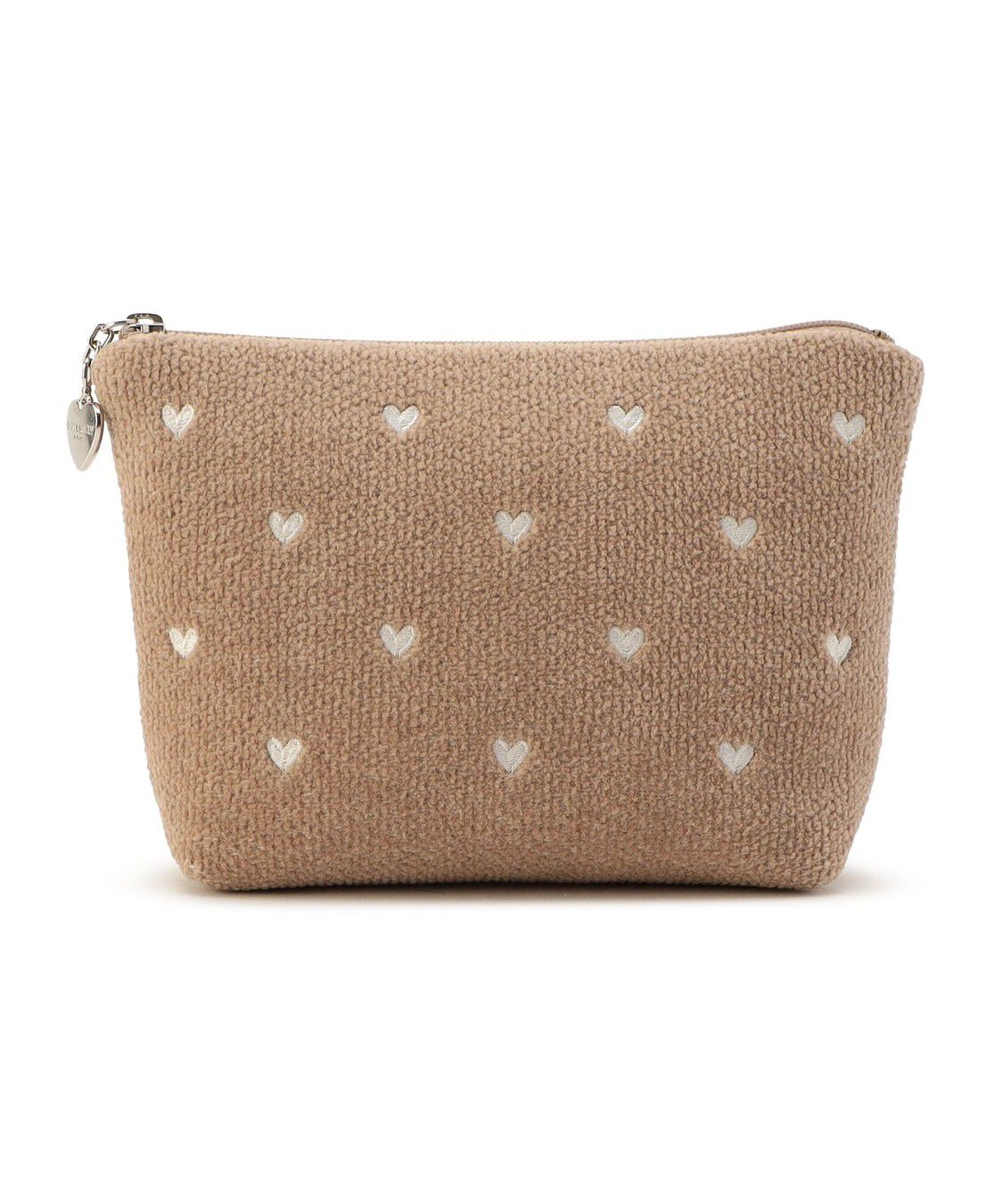 LOVERARY BY FEILER「ラブラリーハート　舟型ポーチM　L/LRH-257147」|ポーチ|ベージュ