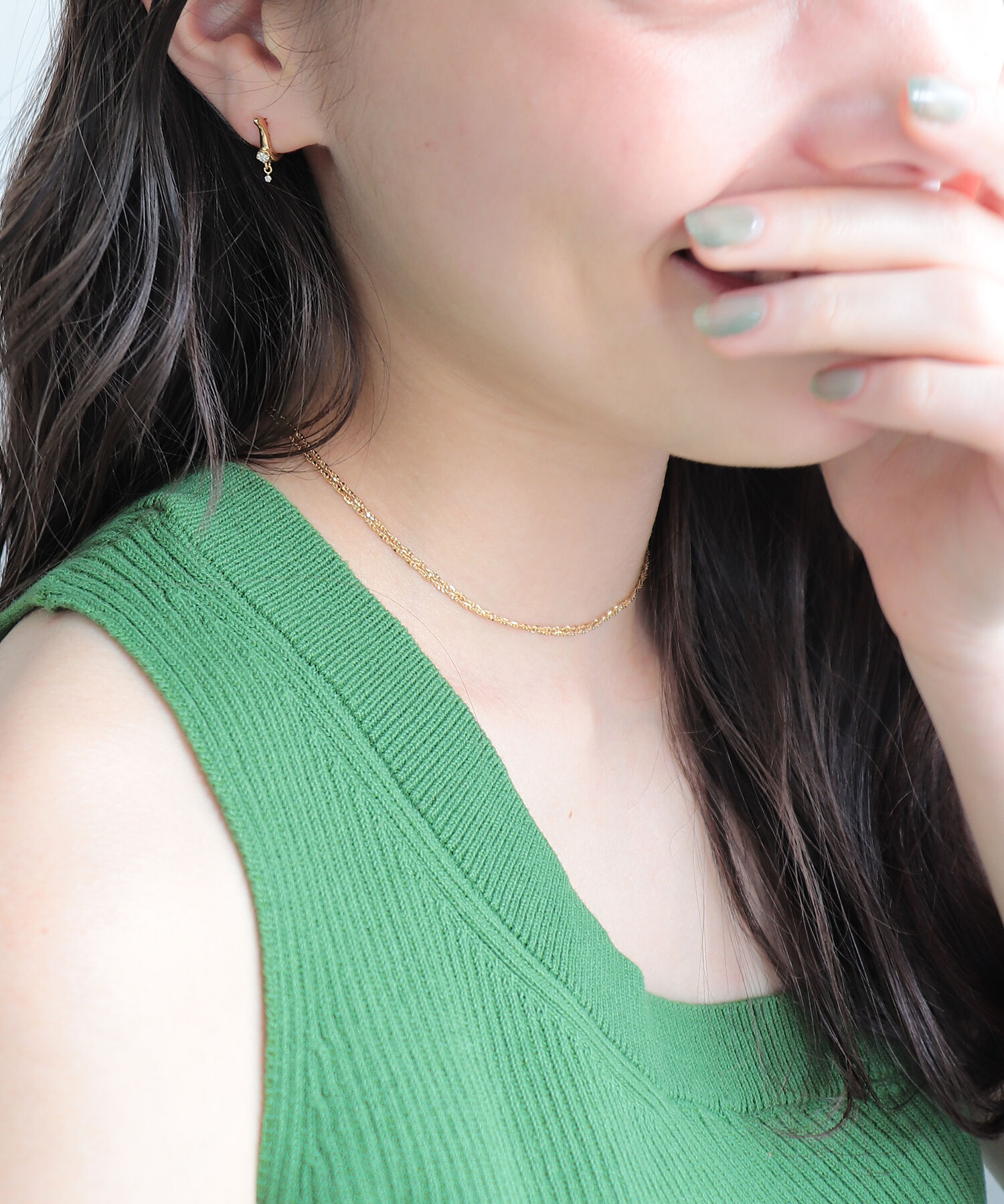  「silver925 キラチェーン ロングネックレス (ニッケルフリー)」|ネックレス|GLD