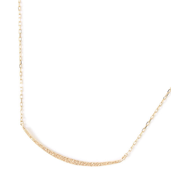 JUPITER「【K10】ゴールドラインネックレス/ムーン」|ネックレス|