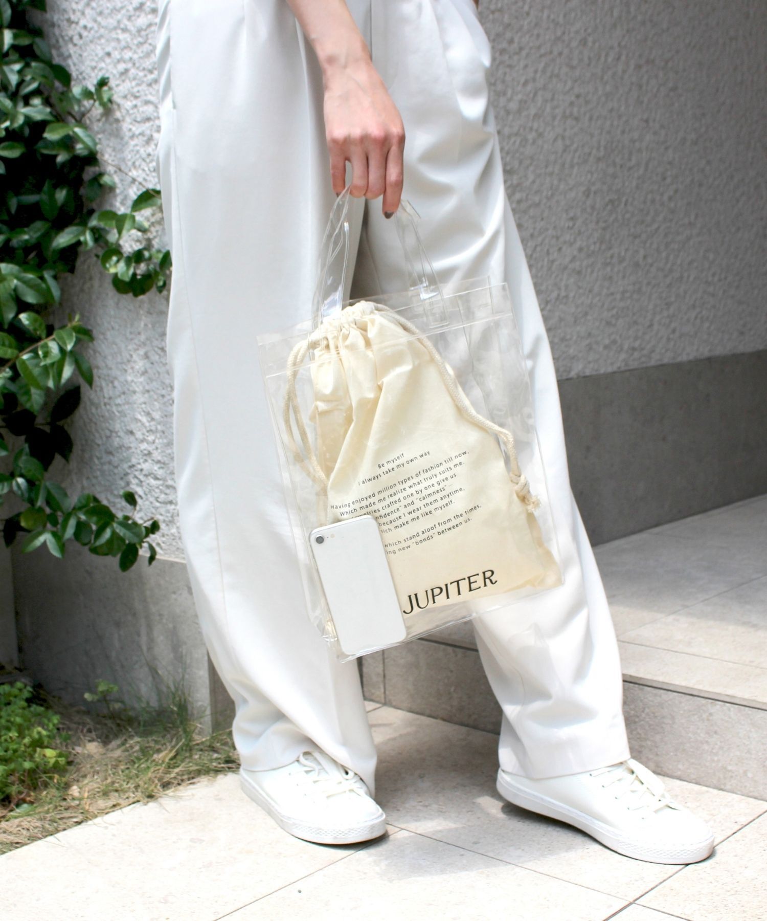 JUPITER「JUPITERオリジナルクリアバッグ」|トートバッグ|