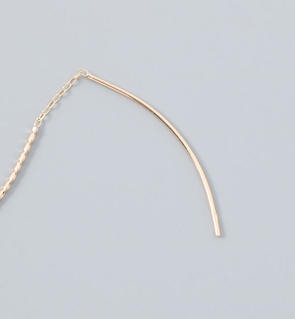 Phoebe「【K10】クロスラインアメリカンピアス／BOX＆ショッパーつき」|ピアス|