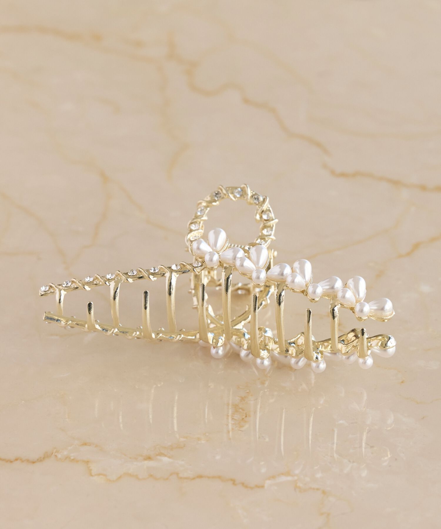 Phoebe「バタフライハーフビジューバンスクリップ」|その他|