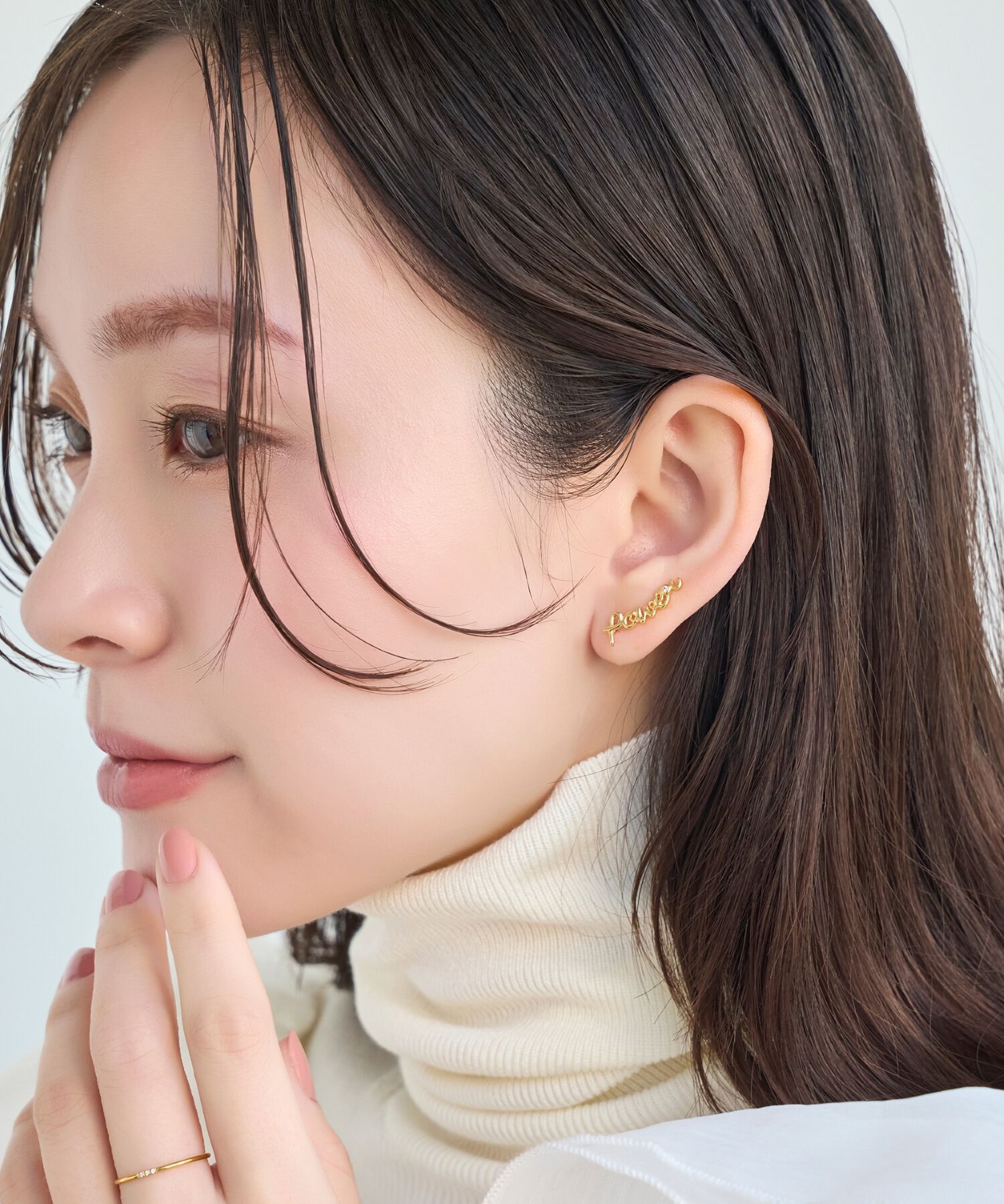 Phoebe「ラッキーレターピアス&イヤリング(パワー)/片耳」|ピアス|