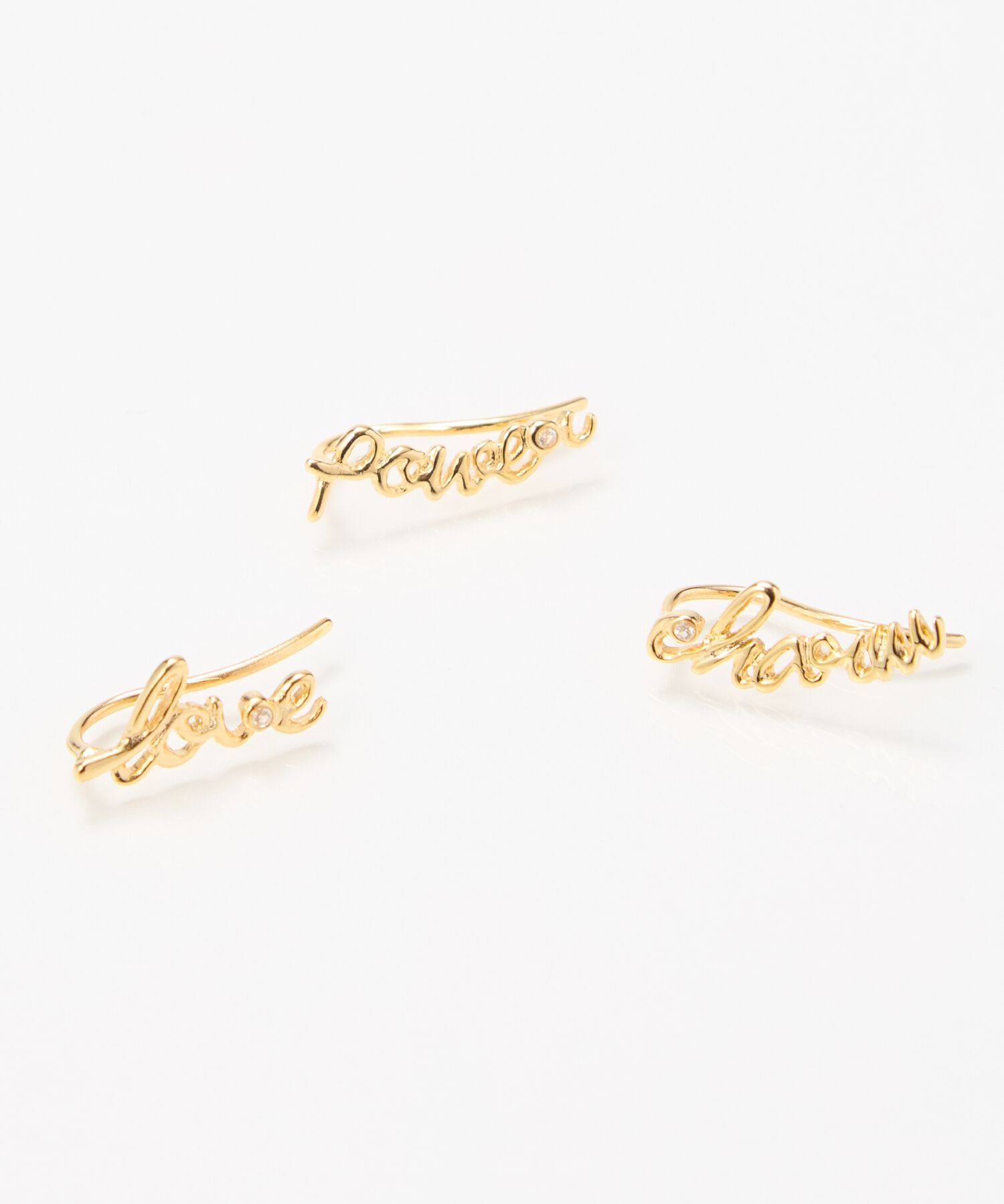 Phoebe「ラッキーレターピアス&イヤリング(パワー)/片耳」|ピアス|