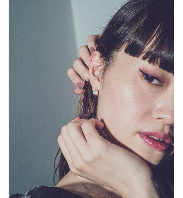 ete「パール/ビジュー リバーシブルイヤリング」|イヤリング|