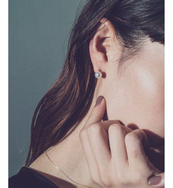 ete「パール/ビジュー リバーシブルイヤリング」|イヤリング|