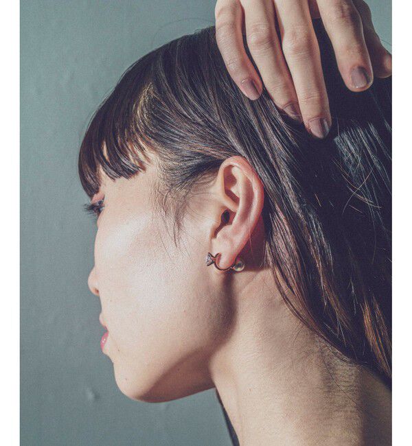 ete「パール/ビジュー リバーシブルイヤリング」|イヤリング|