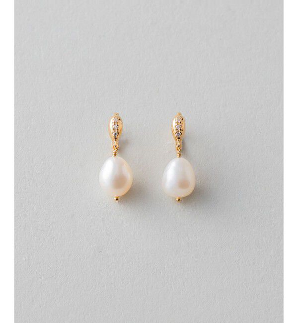 ete「パール/ビジュー イヤリング」|イヤリング|イエローゴールド