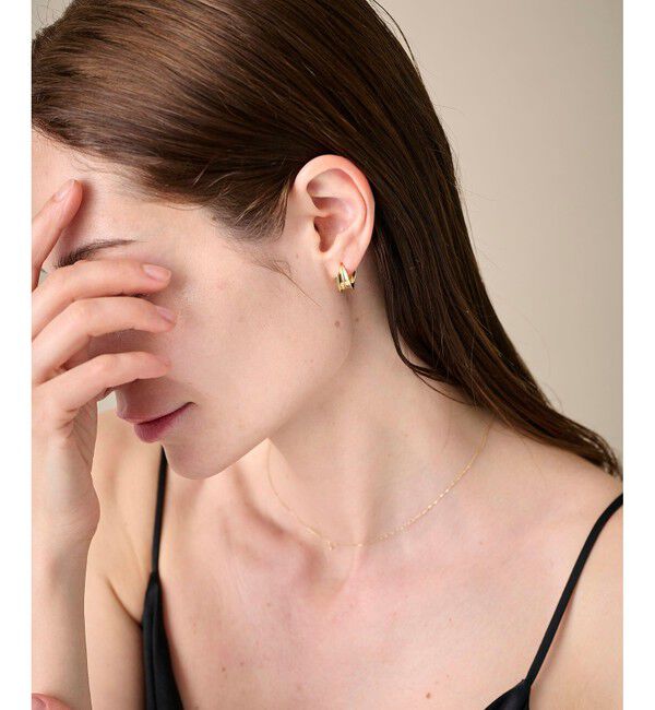 ete「リーフ フープピアス」|ピアス|