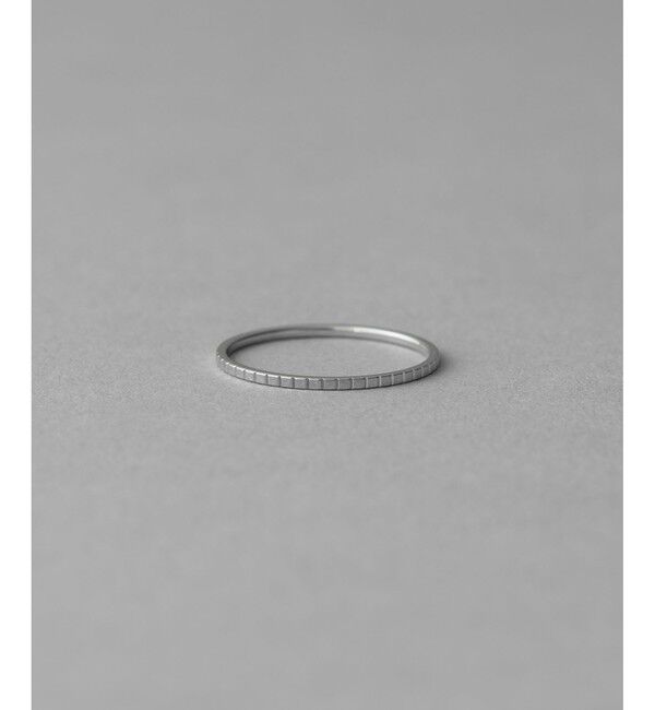 ete「[クレール]PT900 スクエアカット リング」|リング|プラチナム