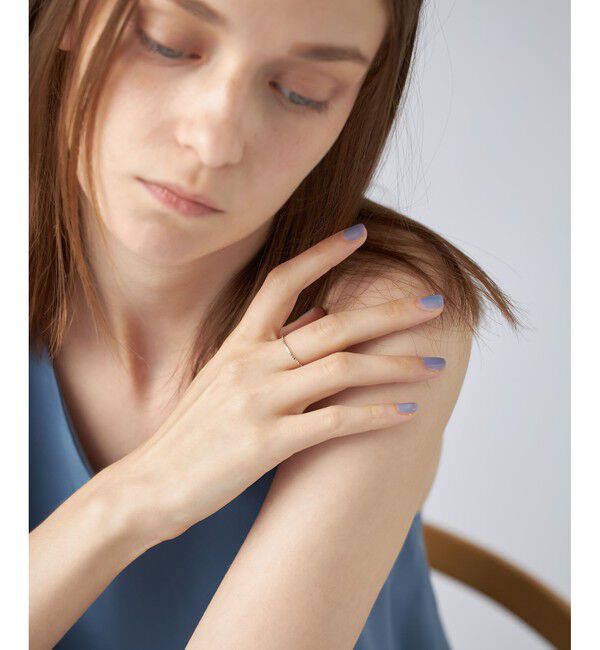 ete「[クレール]PT900 スクエアカット リング」|リング|