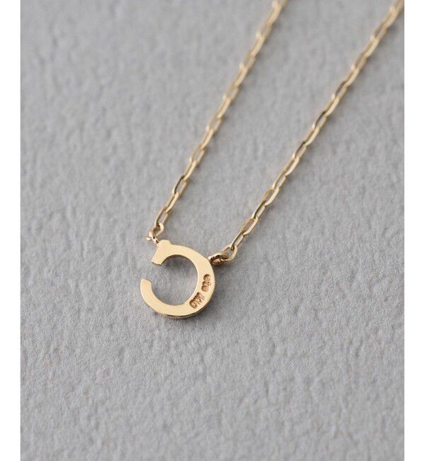 ete「[コード] K10YG イニシャル ネックレス」|ネックレス|