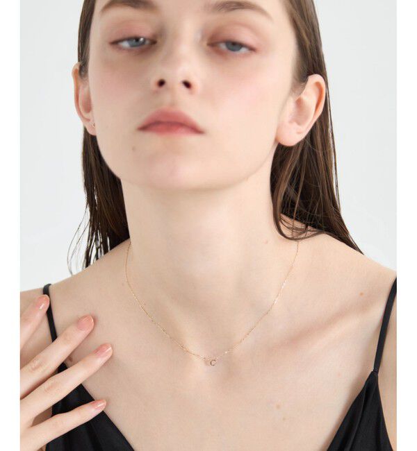 ete「[コード] K10YG イニシャル ネックレス」|ネックレス|