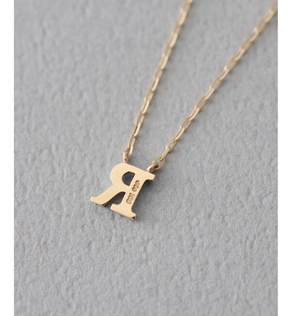 ete「[コード] K10YG イニシャル ネックレス」|ネックレス|