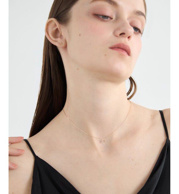 ete「[コード] K10YG イニシャル ネックレス」|ネックレス|