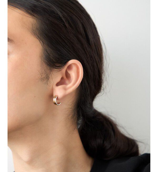 ete「[トリカラー] フープピアス」|ピアス|