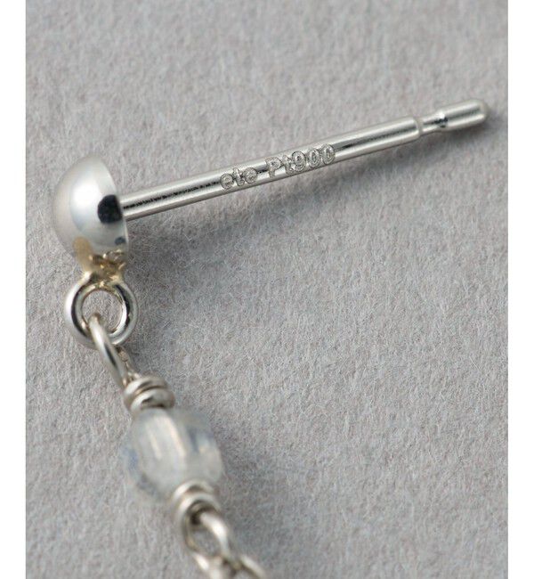 ete「ナチュラルストーン ツイストカット ピアス」|ピアス|