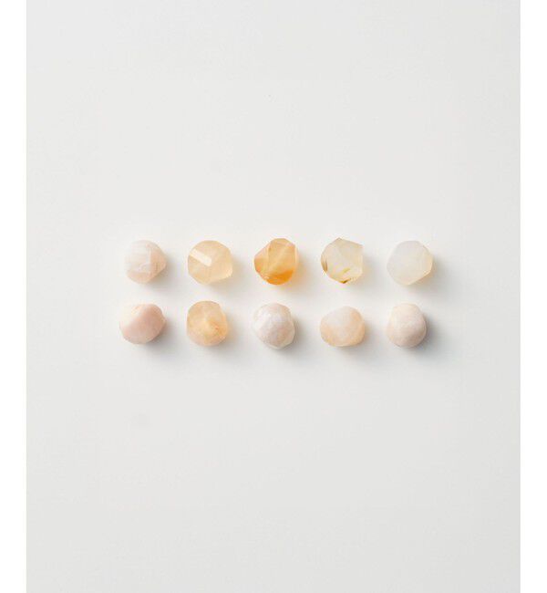 ete「ナチュラルストーン ツイストカット ピアス」|ピアス|