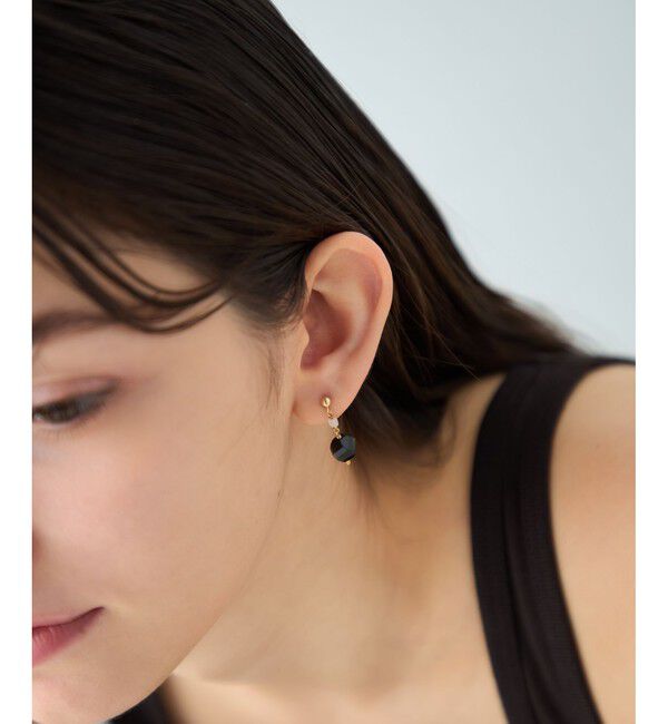 ete「ナチュラルストーン ツイストカット ピアス」|ピアス|