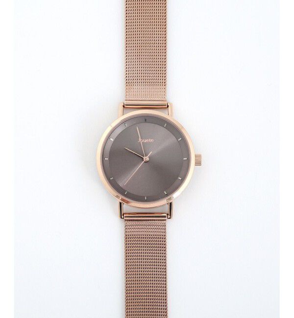 Jouete「タイムピース メッシュベルト」|腕時計|ピンクゴールド