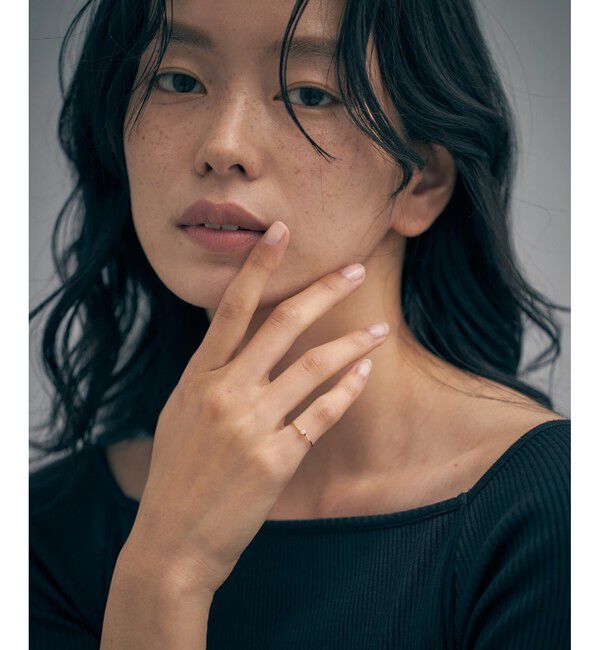 Jouete「K10YG ピンキーリング オパール」|リング|