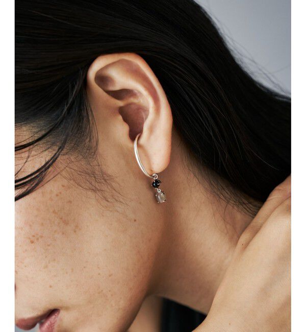 Jouete「イヤーカフス ナチュラルストーン チャーム」|イヤーカフ|